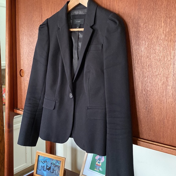 J Crew well constructed and lined petite jacket w/ slightly puffed sleeves - Picture 5 of 13